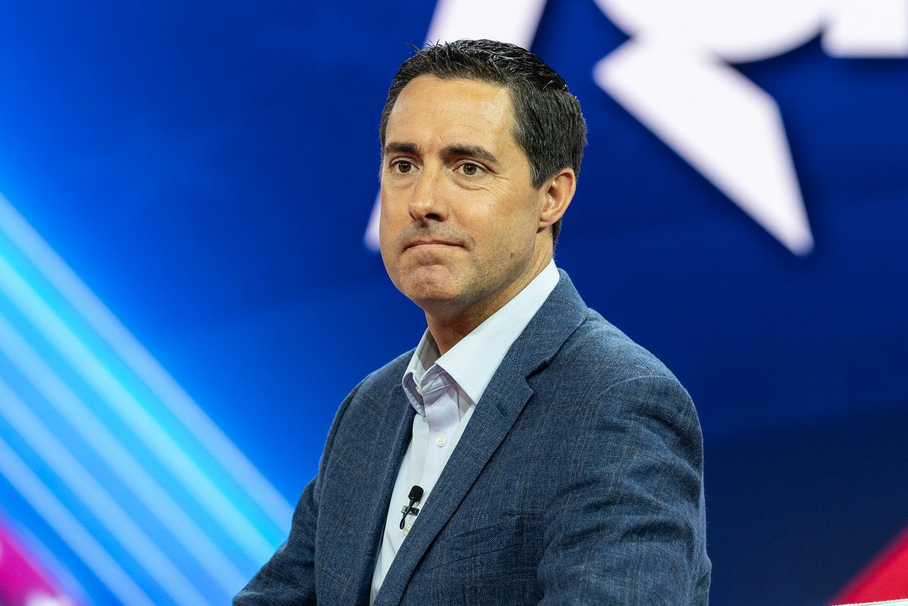 Frank LaRose, Ohio secretary of state, speaks on the third day of the CPAC (Conservative Political Action Conference) Washington, D.C., conference at Gaylord National Harbor Resort & Convention.