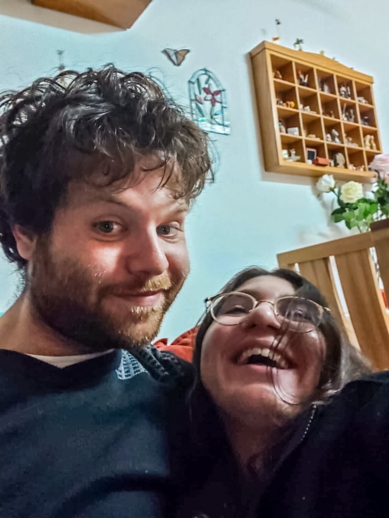 Liel Fishbien, 25, and his sister  Tchelet Fishbien, 18.