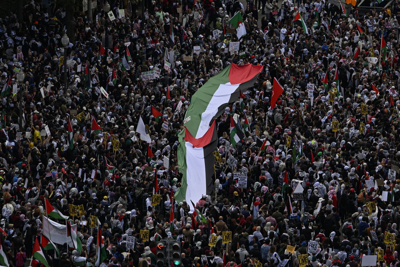 Thousands of protesters filled the streets of D.C.