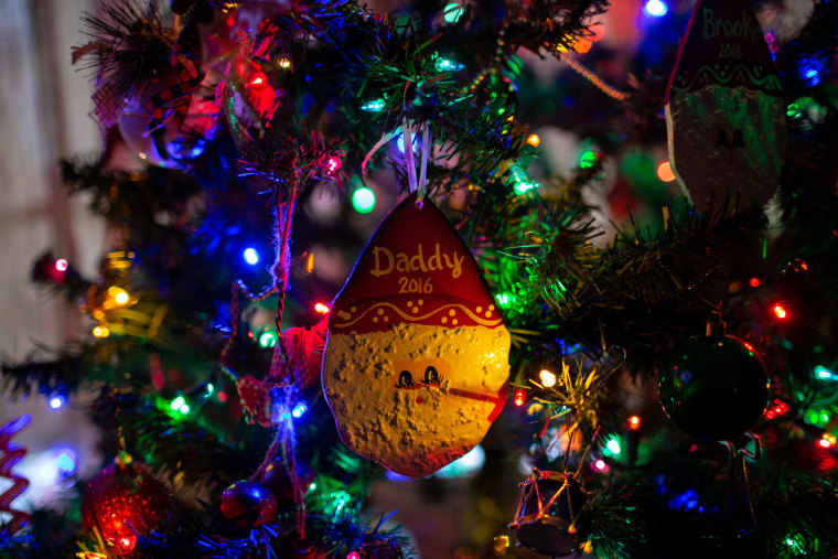 An ornament that Brooke made for her father.