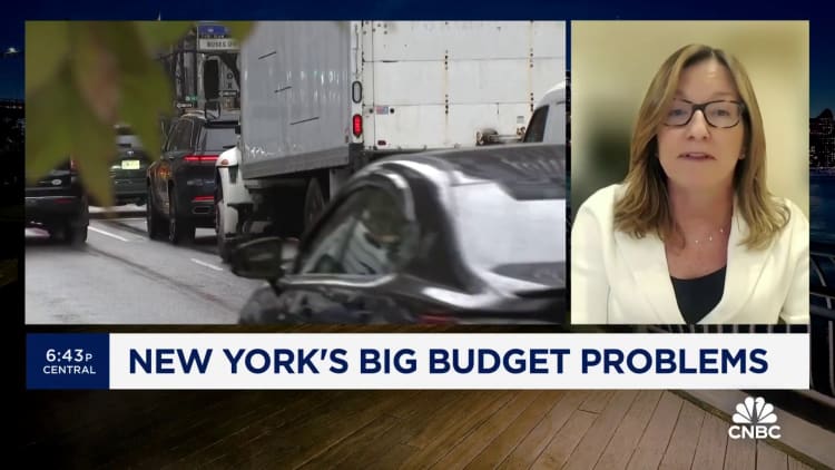 Pausing congestion pricing leaves 'very large hole' in NYC MTA's budget, says Lisa Washburn