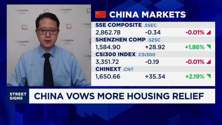 PBOC's mortgage rate cut is a measure that could 'really save' China's real estate, says UOB