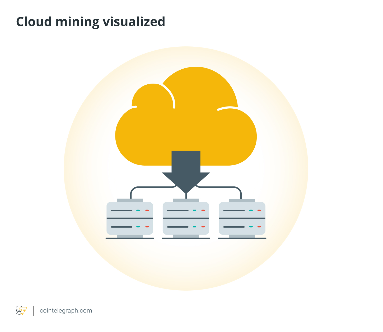 Cloud mining visualized Cloud mining visualized