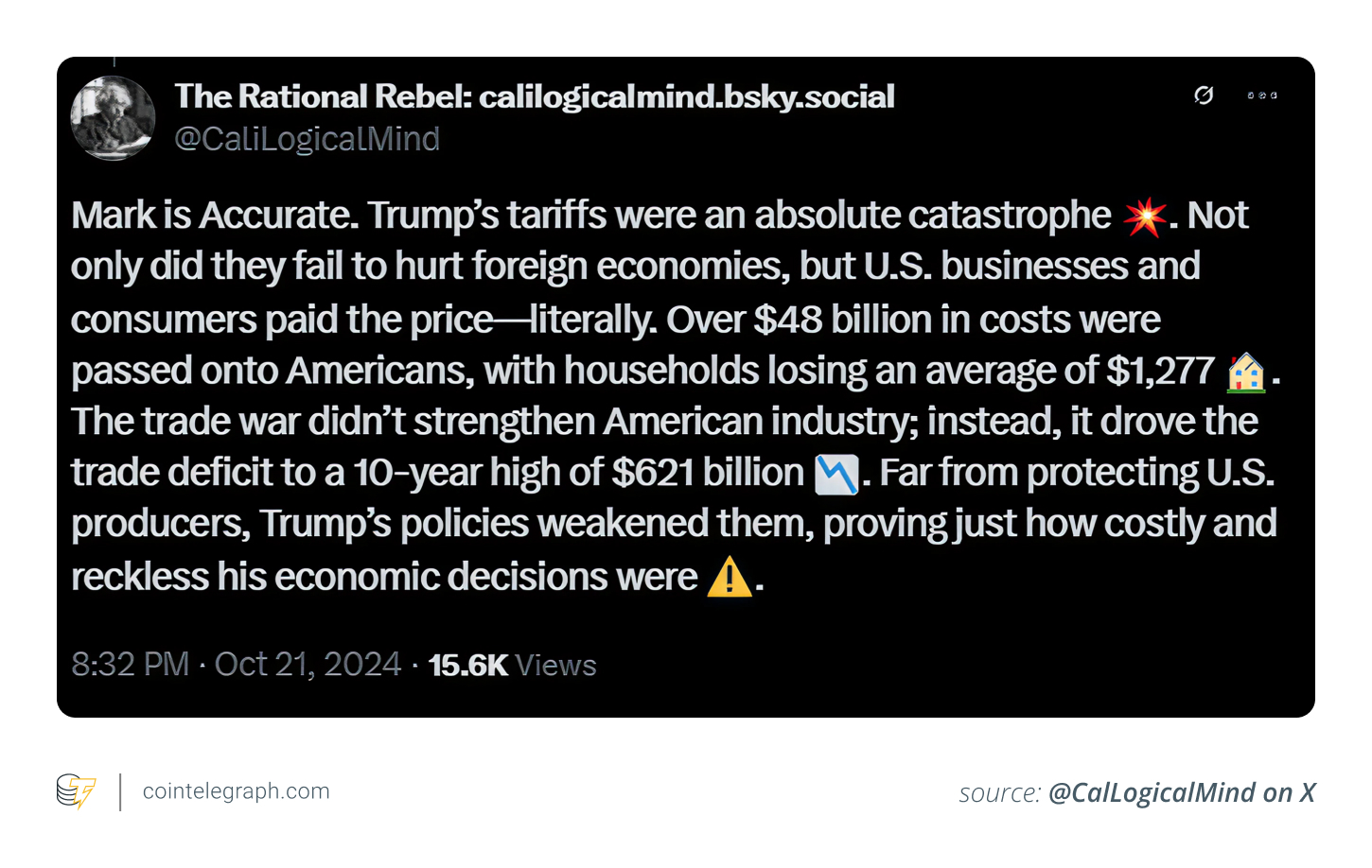 A critic declares Trump's tariffs a catastrophe A critic declares Trump's tariffs a catastrophe