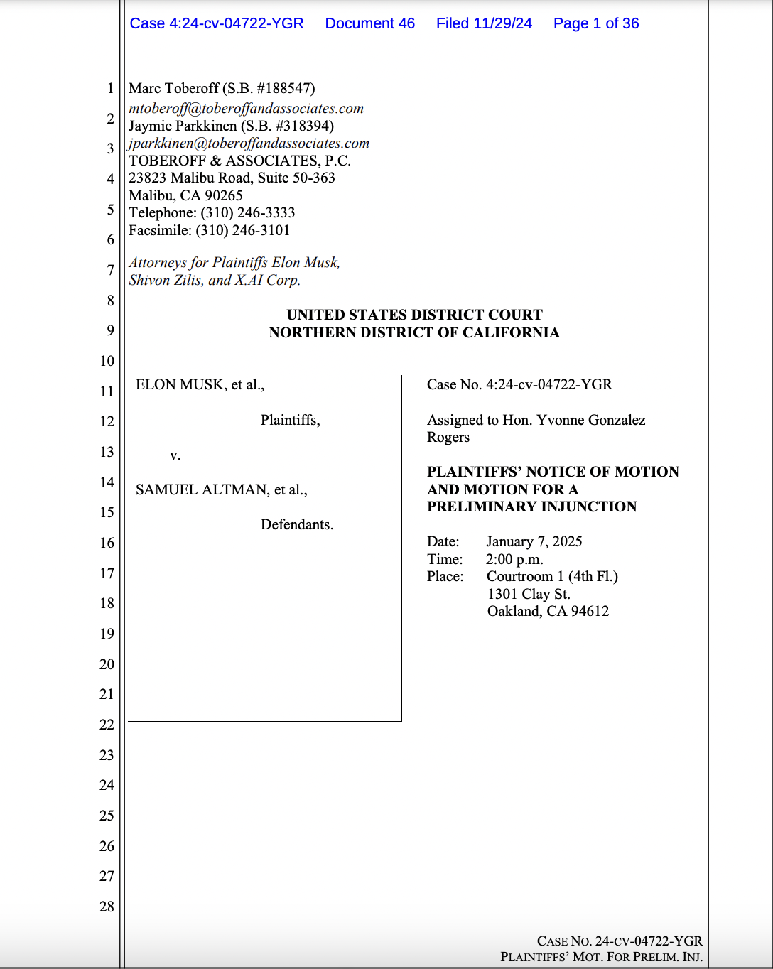 Microsoft, Elon Musk, OpenAI