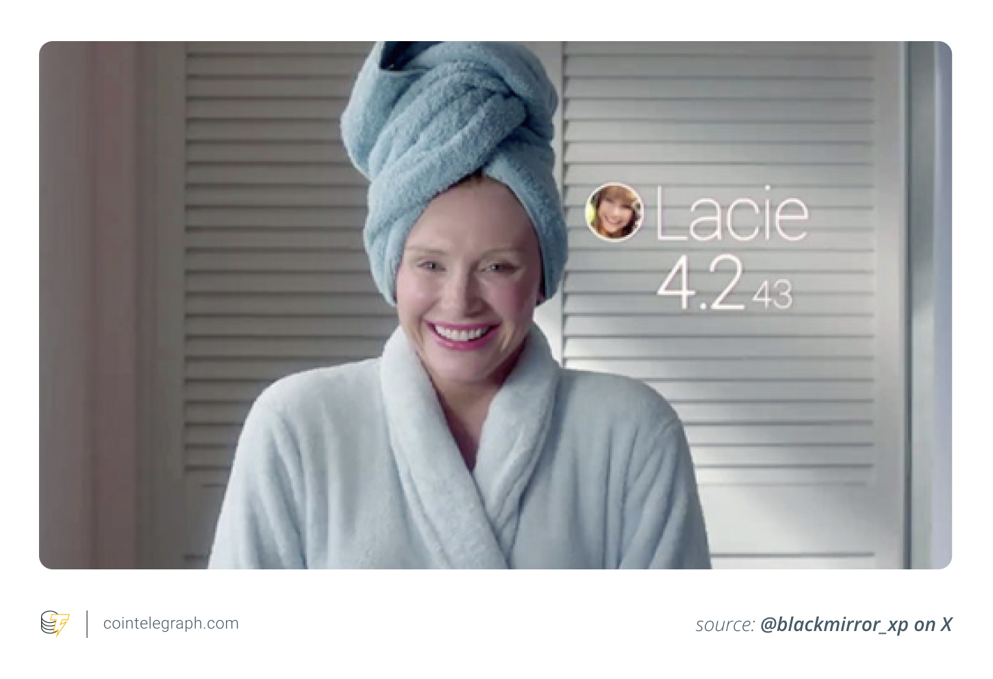 Lacie from Black Mirror's Nosedive episode