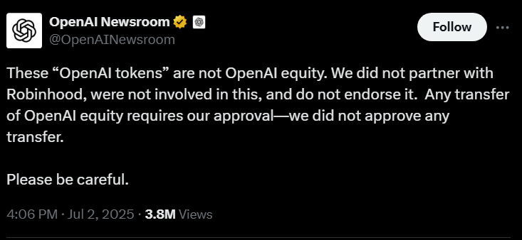 Derivatives, Robinhood, Injective